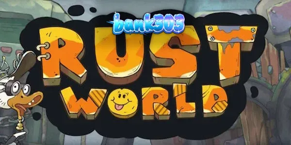Tampilan visual game slot Rust World dengan grid 7x7